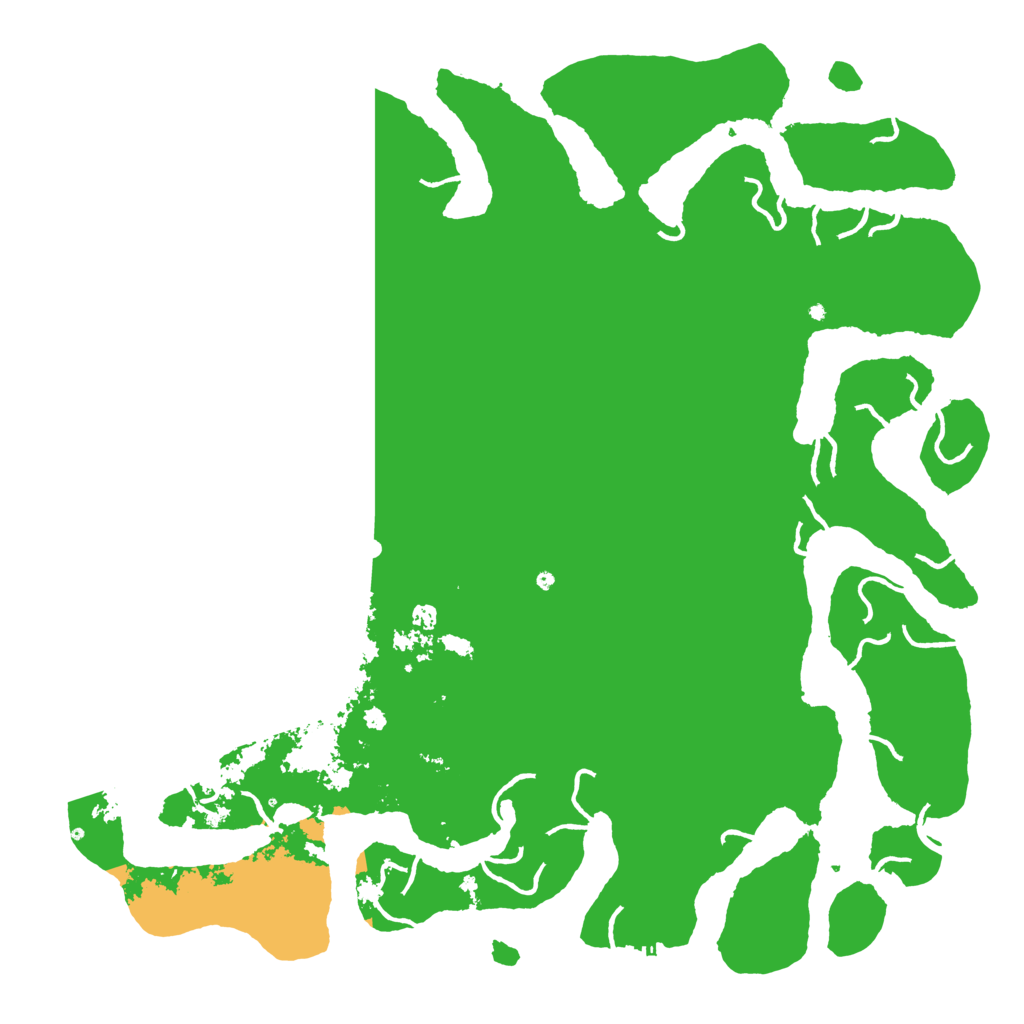 Biome Rust Map: Procedural Map, Size: 6000, Seed: 30032710