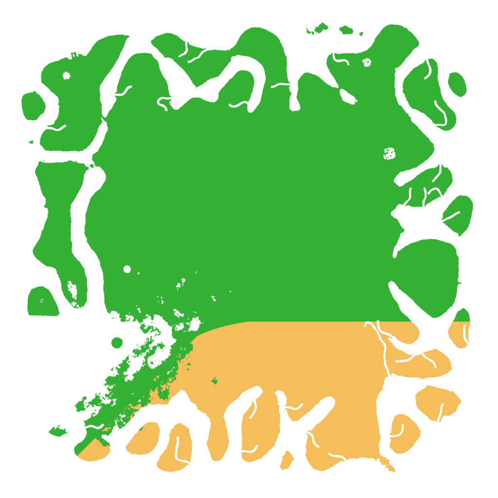 Biome Rust Map: Procedural Map, Size: 6000, Seed: 510110198