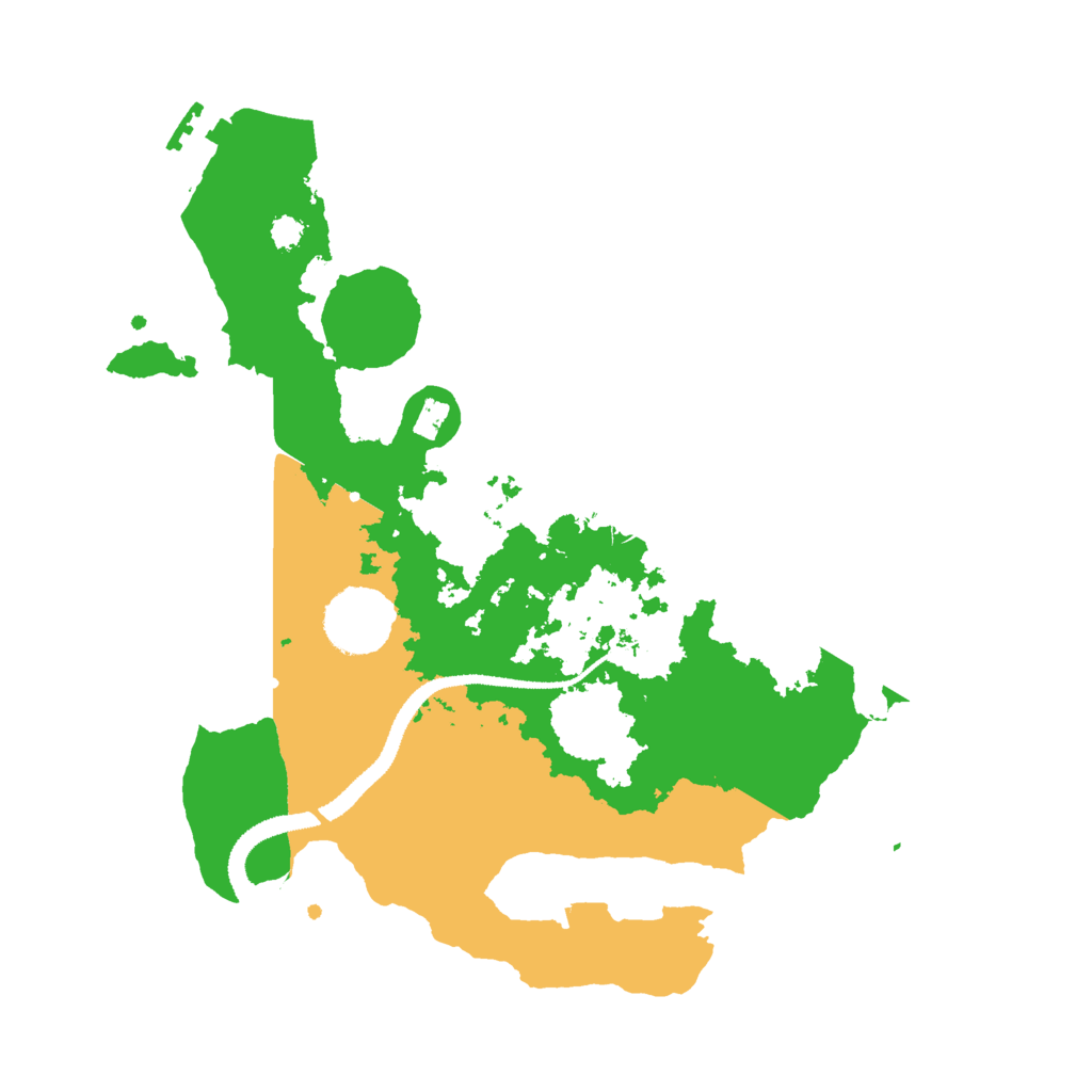 Biome Rust Map: Procedural Map, Size: 3000, Seed: 631777462