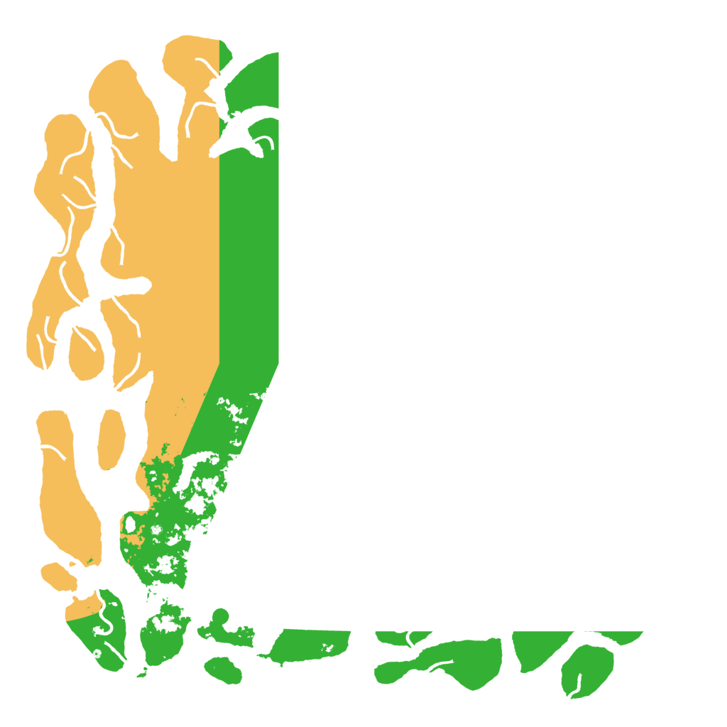 Biome Rust Map: Procedural Map, Size: 6000, Seed: 5243