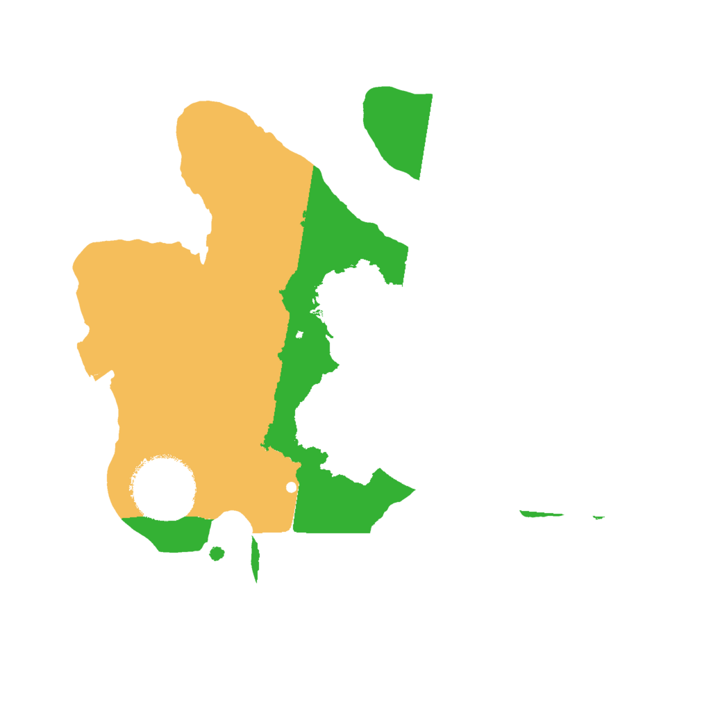 Biome Rust Map: Procedural Map, Size: 2000, Seed: 31102017