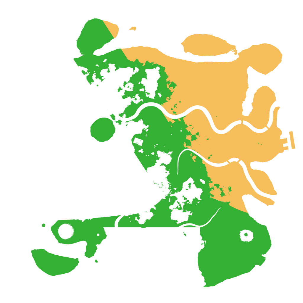 Biome Rust Map: Procedural Map, Size: 3500, Seed: 1796680105