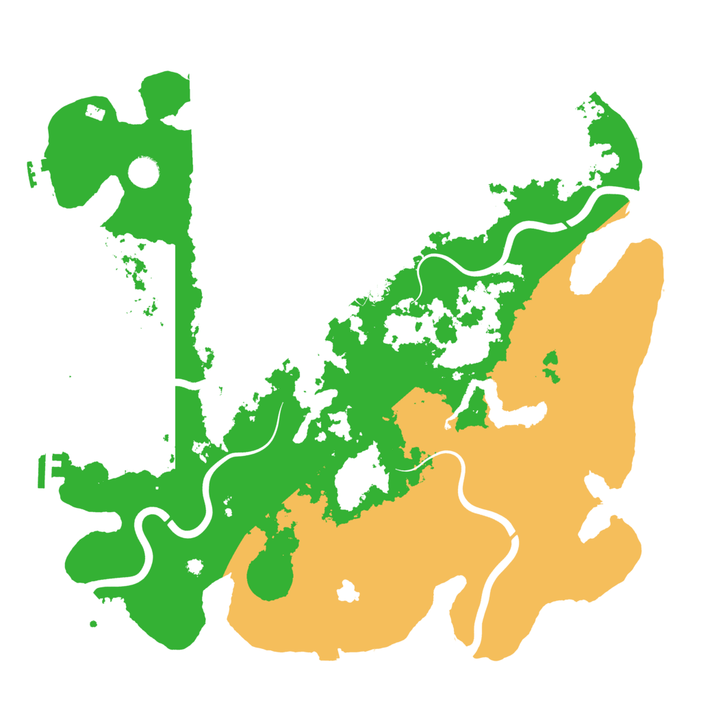 Biome Rust Map: Procedural Map, Size: 4050, Seed: 1896465564