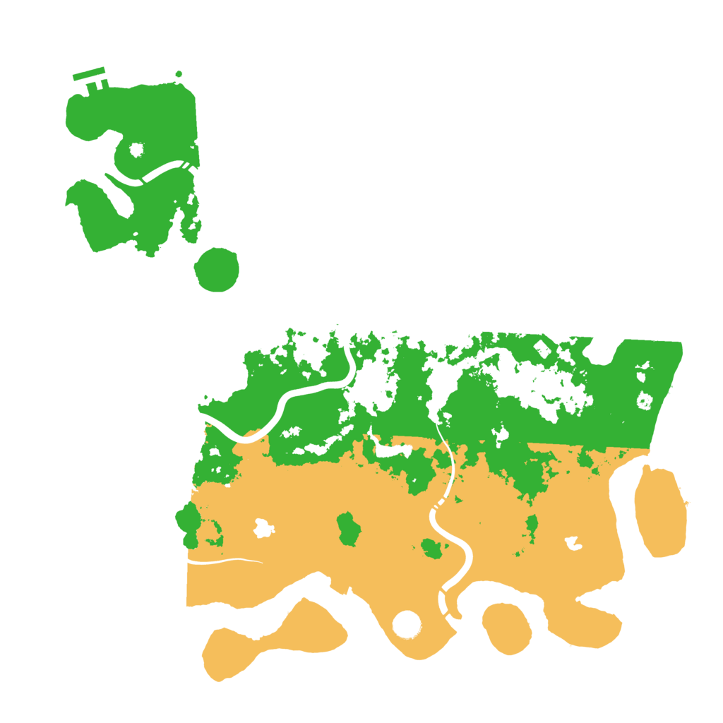 Biome Rust Map: Procedural Map, Size: 4500, Seed: 24306