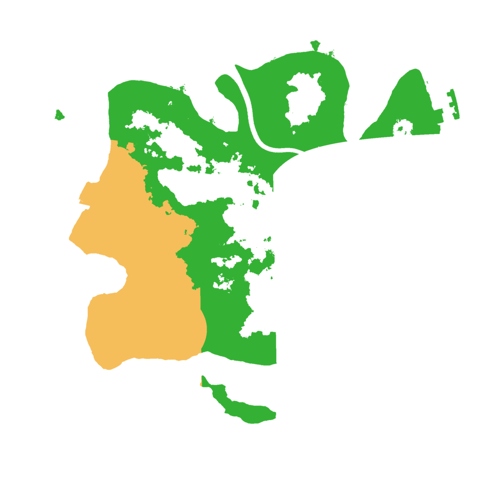 Biome Rust Map: Procedural Map, Size: 2500, Seed: 205346372