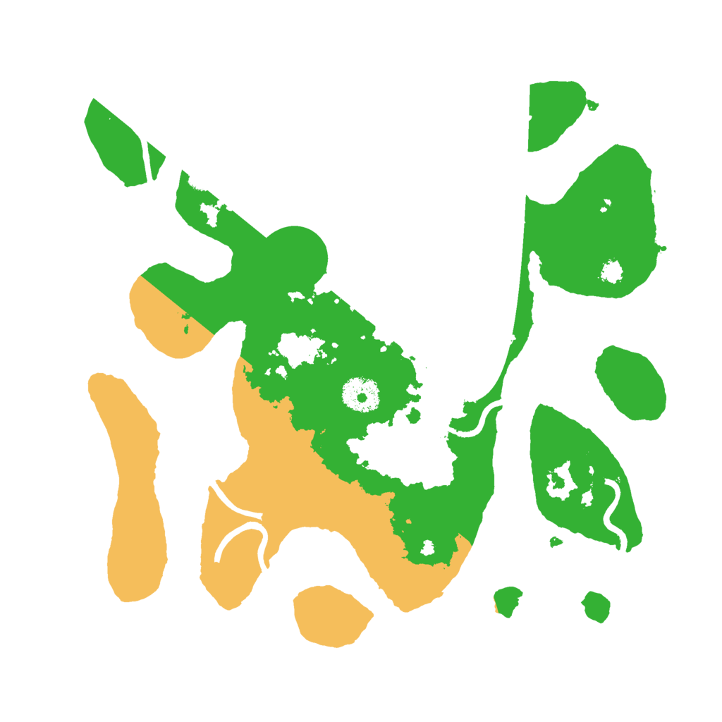 Biome Rust Map: Procedural Map, Size: 3000, Seed: 492286587