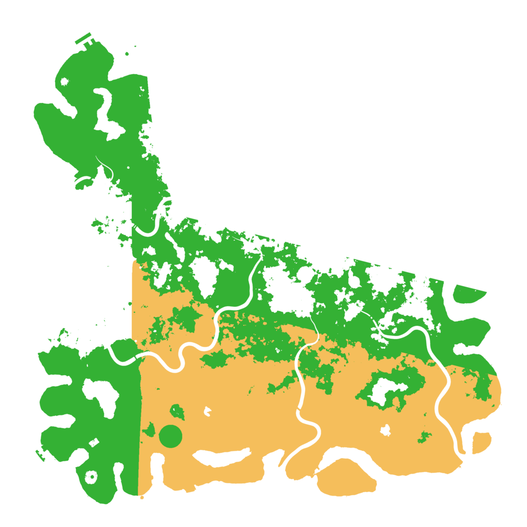 Biome Rust Map: Procedural Map, Size: 6000, Seed: 1285465149
