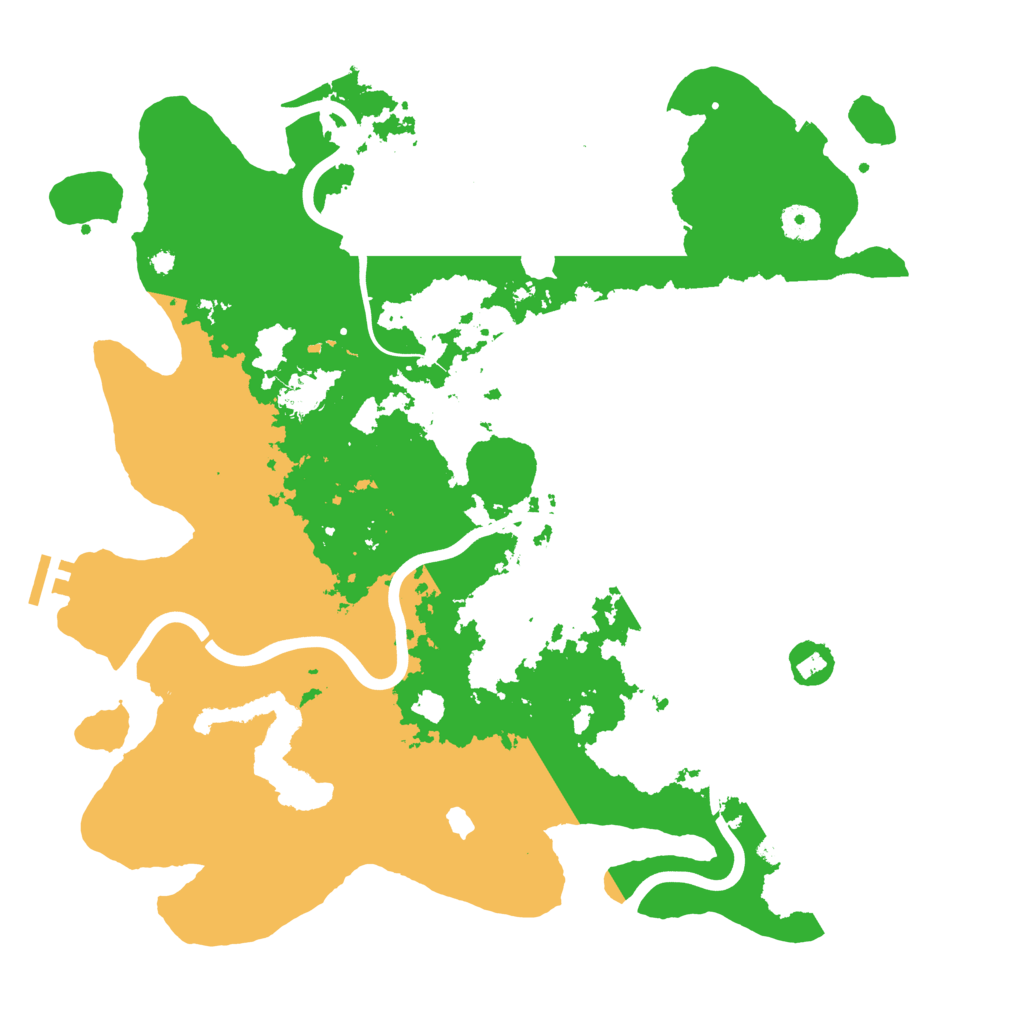 Biome Rust Map: Procedural Map, Size: 4050, Seed: 2323