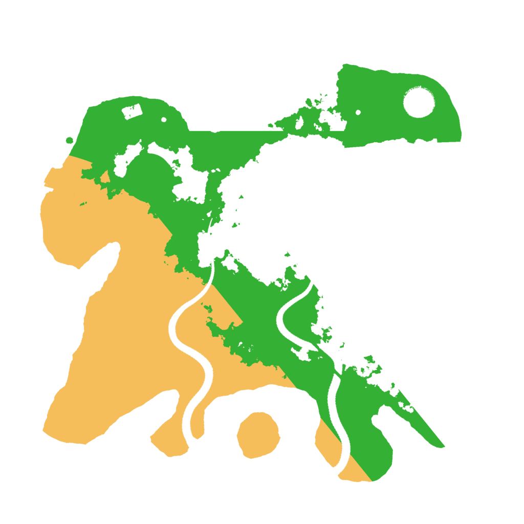 Biome Rust Map: Procedural Map, Size: 3000, Seed: 959245