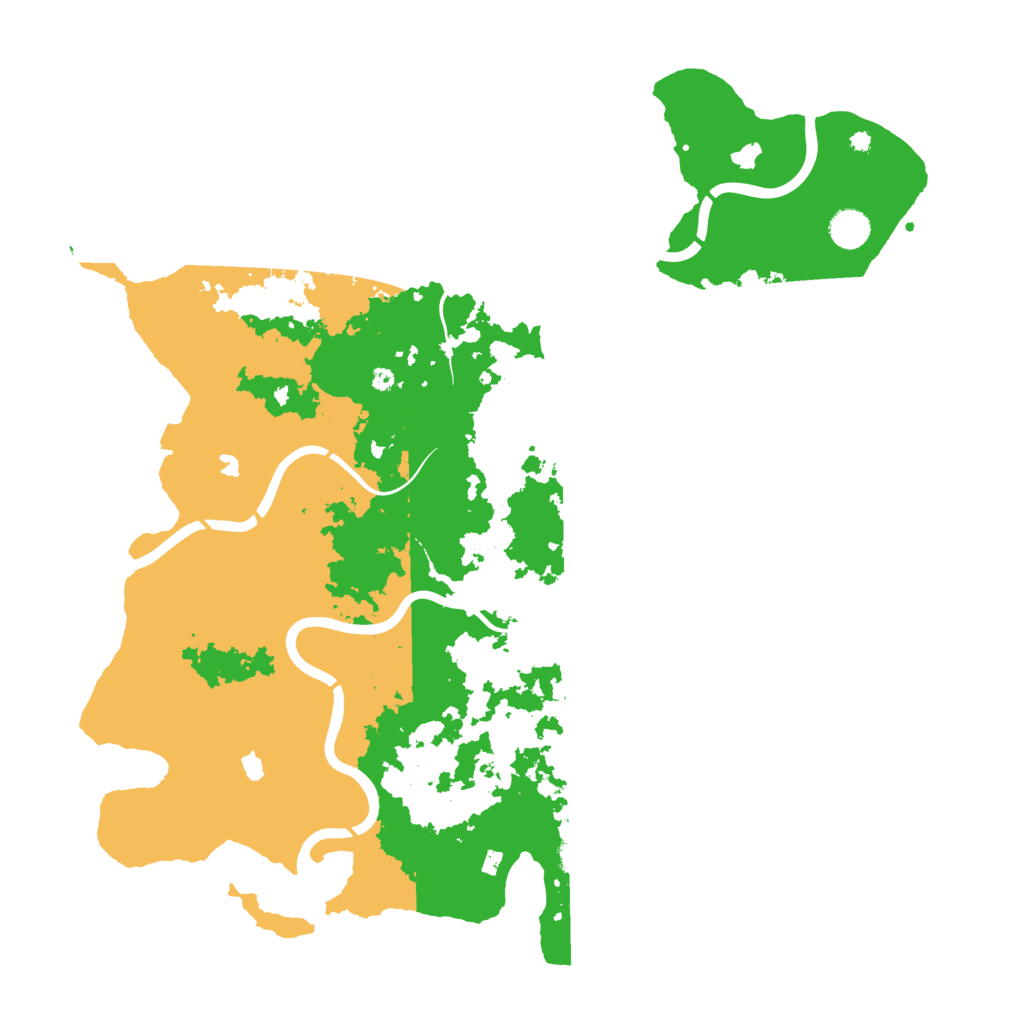Biome Rust Map: Procedural Map, Size: 4500, Seed: 205346372