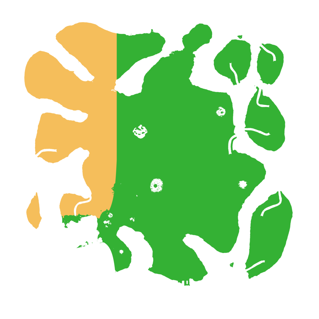 Biome Rust Map: Procedural Map, Size: 3600, Seed: 1041569985