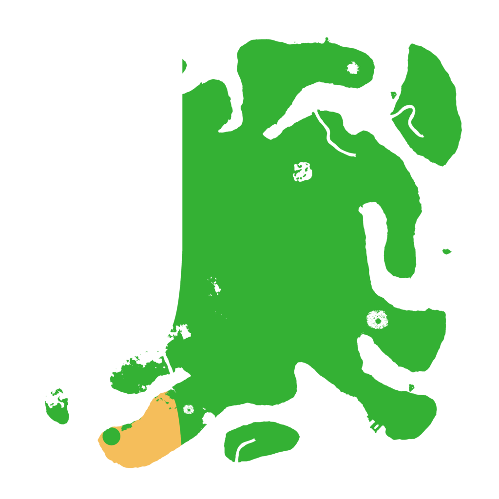 Biome Rust Map: Procedural Map, Size: 3700, Seed: 760932315