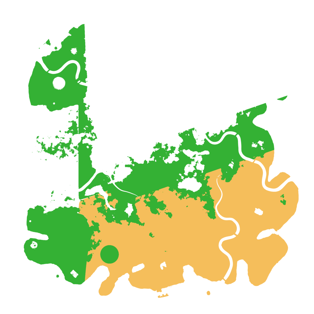 Biome Rust Map: Procedural Map, Size: 4500, Seed: 1604330452