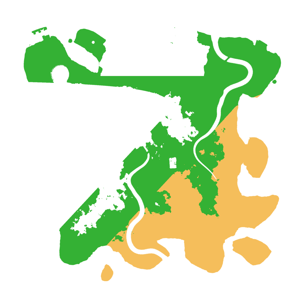 Biome Rust Map: Procedural Map, Size: 3000, Seed: 1807316550