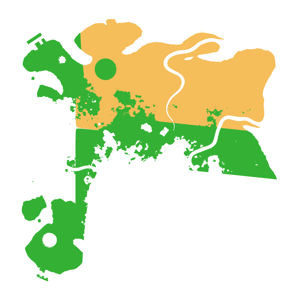 Biome Rust Map: Procedural Map, Size: 3700, Seed: 1172747846