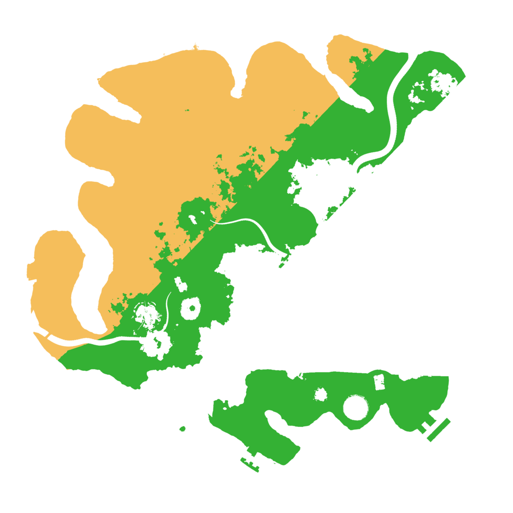 Biome Rust Map: Procedural Map, Size: 3600, Seed: 58977970