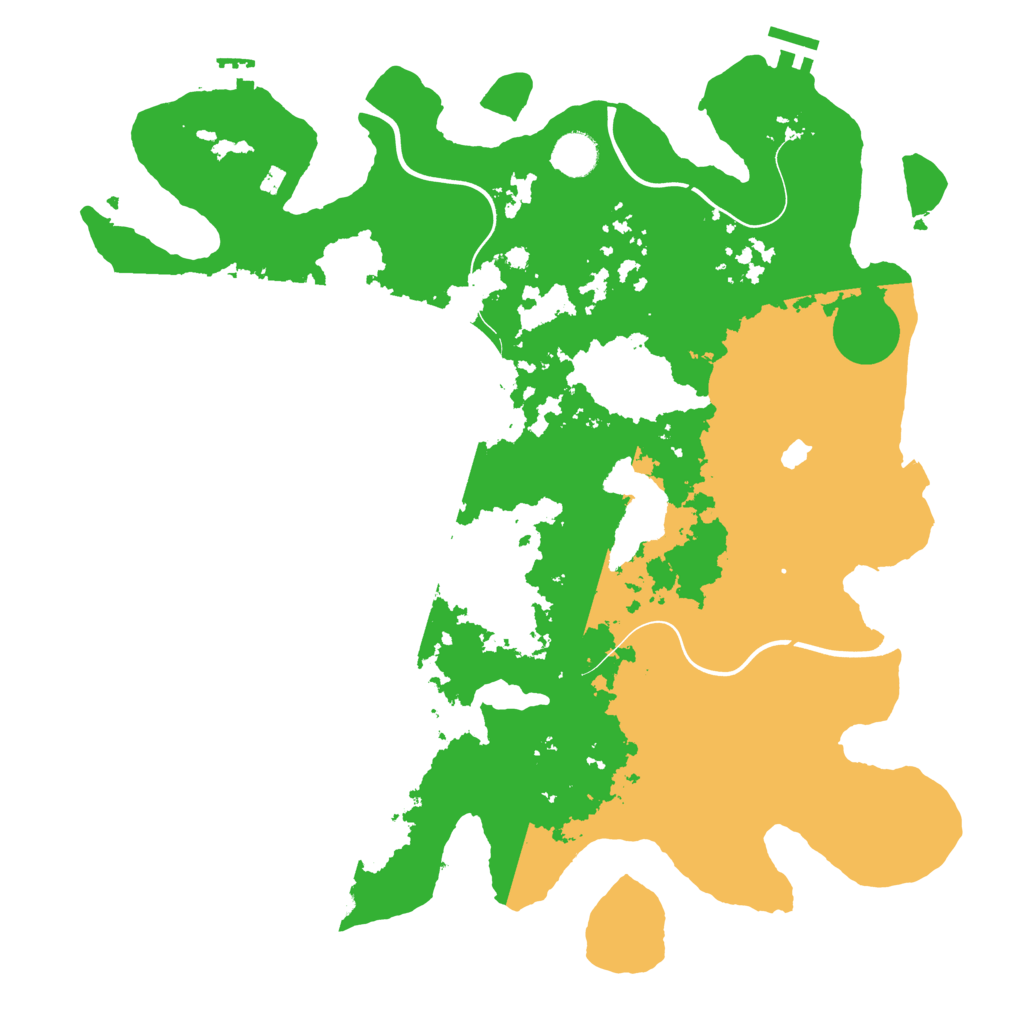 Biome Rust Map: Procedural Map, Size: 4050, Seed: 600488229