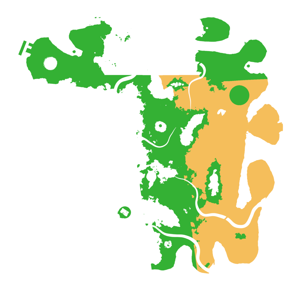 Biome Rust Map: Procedural Map, Size: 4000, Seed: 541949