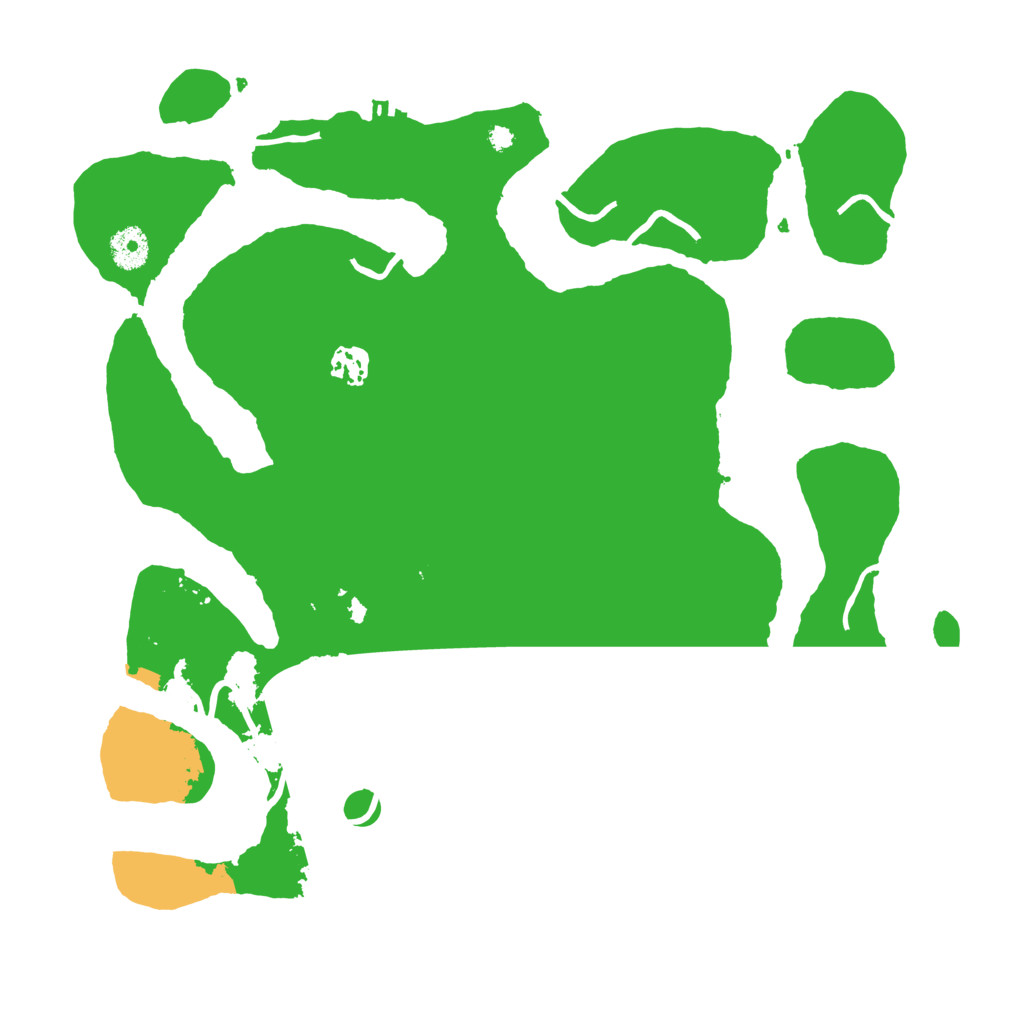 Biome Rust Map: Procedural Map, Size: 3800, Seed: 80032