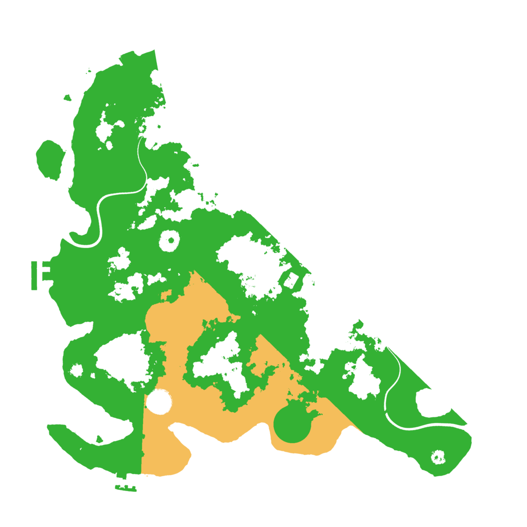 Biome Rust Map: Procedural Map, Size: 3700, Seed: 1866362971
