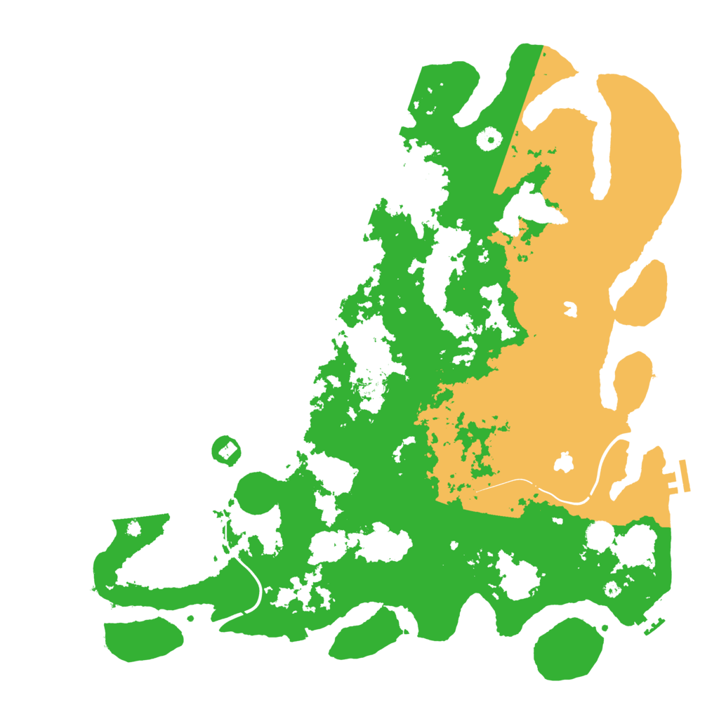 Biome Rust Map: Procedural Map, Size: 4500, Seed: 6894502