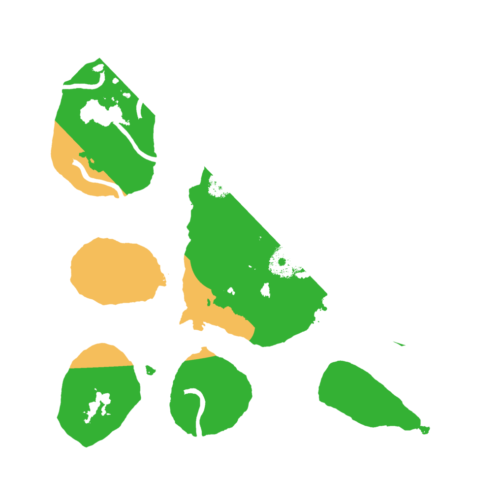 Biome Rust Map: Procedural Map, Size: 2500, Seed: 816249