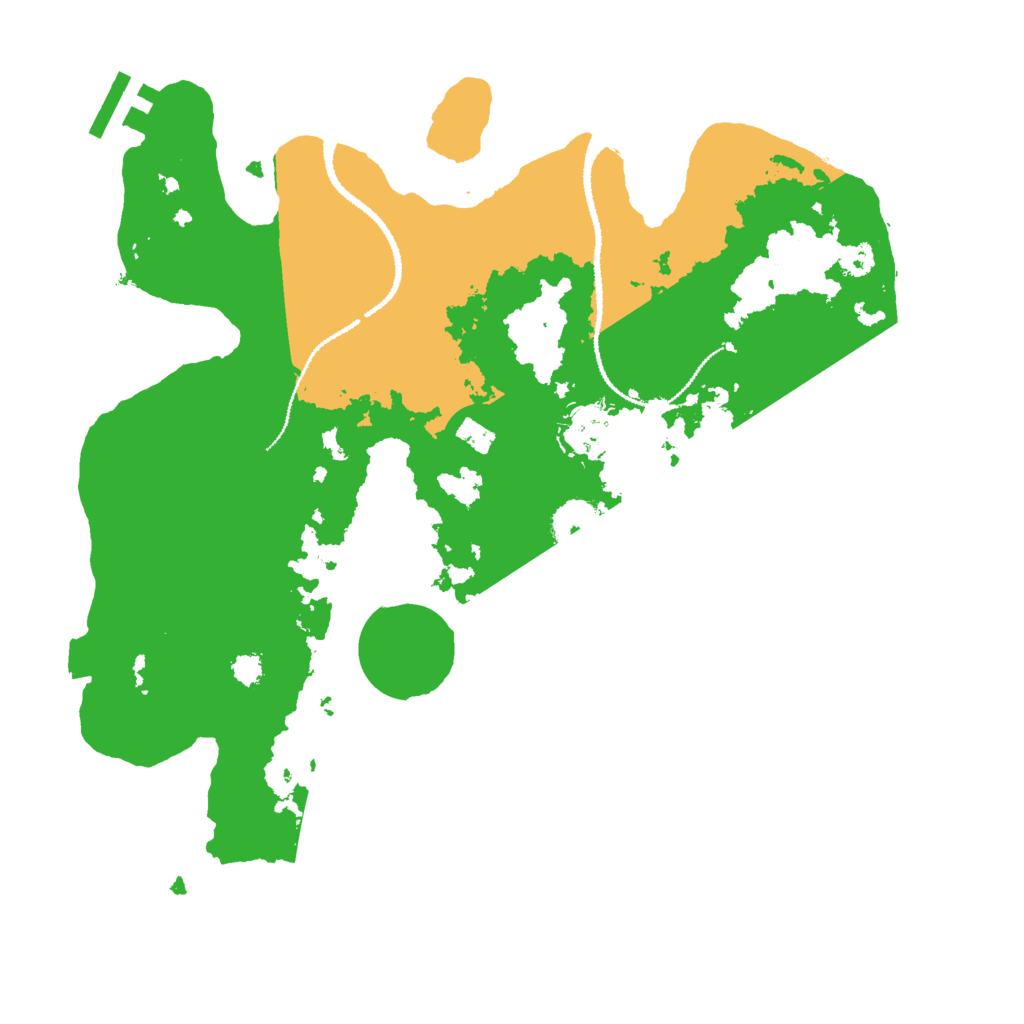 Biome Rust Map: Procedural Map, Size: 3000, Seed: 260598718