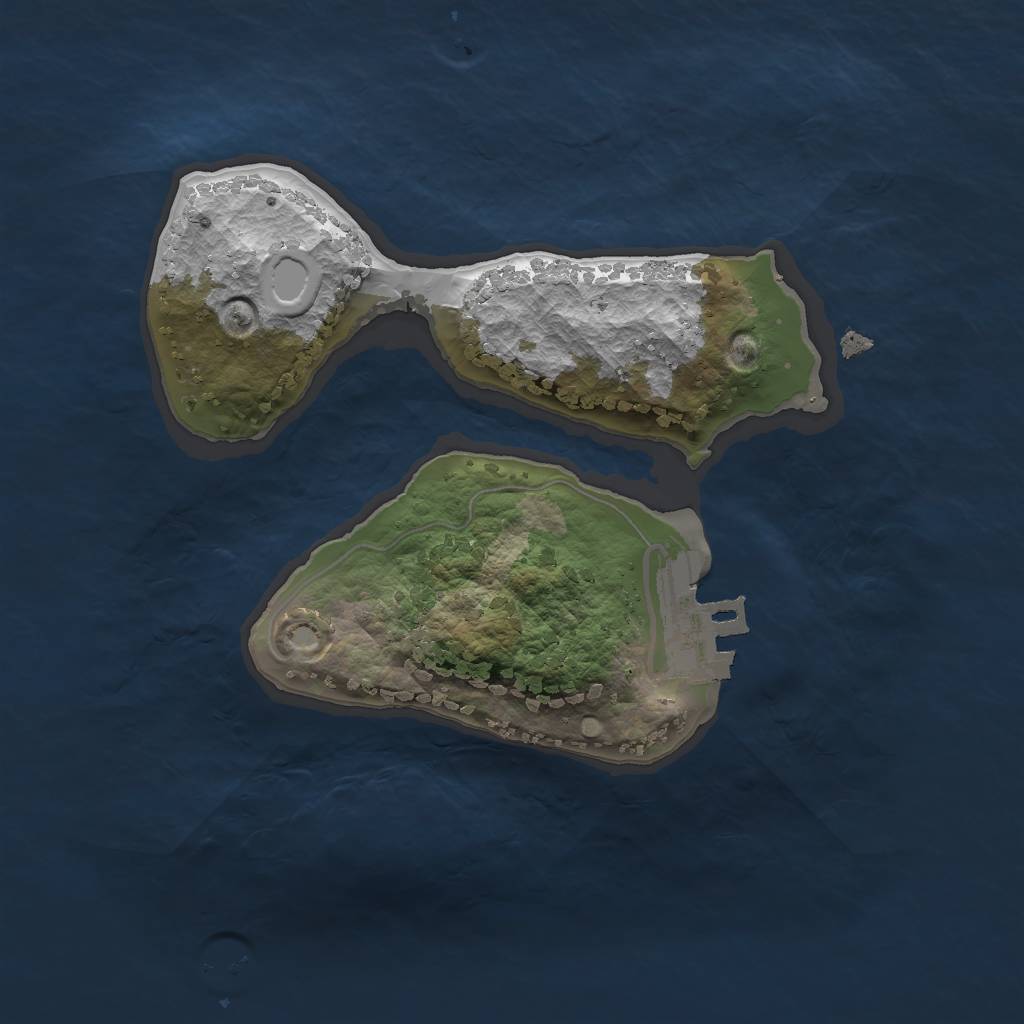 Rust Map: Procedural Map, Size: 1700, Seed: 5647, 7 Monuments