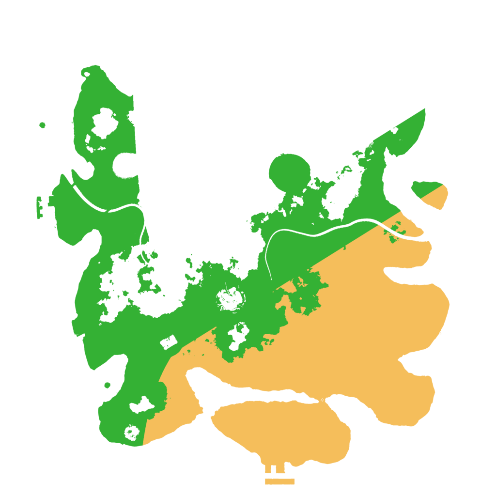 Biome Rust Map: Procedural Map, Size: 3400, Seed: 532614568