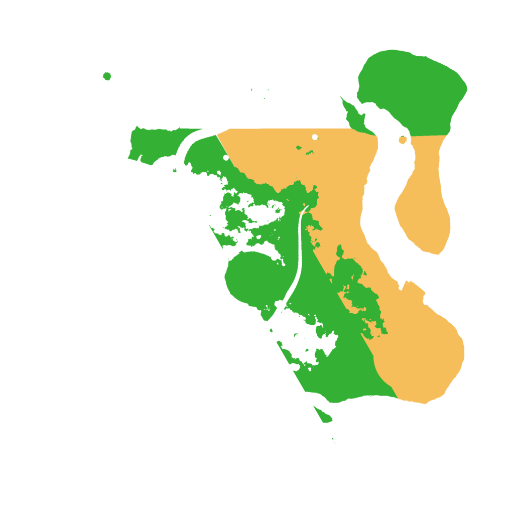 Biome Rust Map: Procedural Map, Size: 2604, Seed: 323131