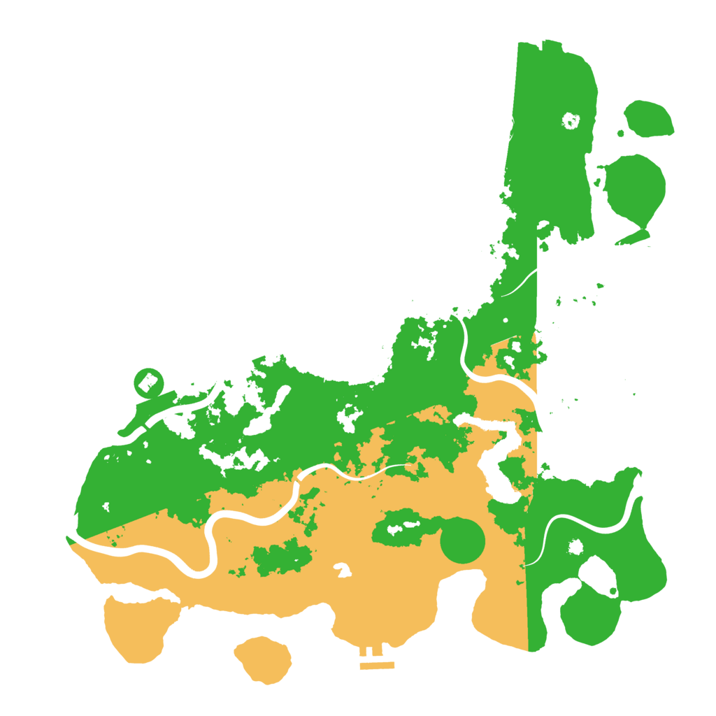 Biome Rust Map: Procedural Map, Size: 4200, Seed: 984964