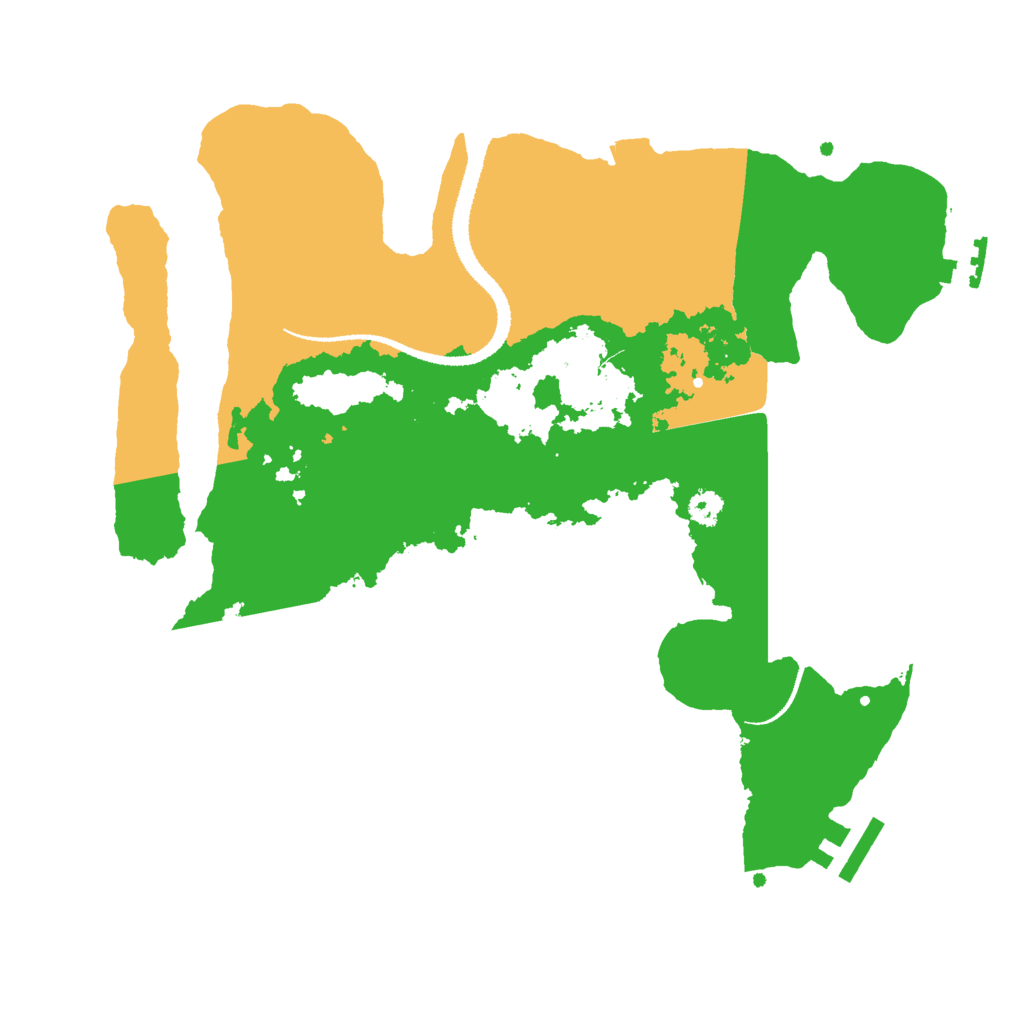 Biome Rust Map: Procedural Map, Size: 3000, Seed: 4254
