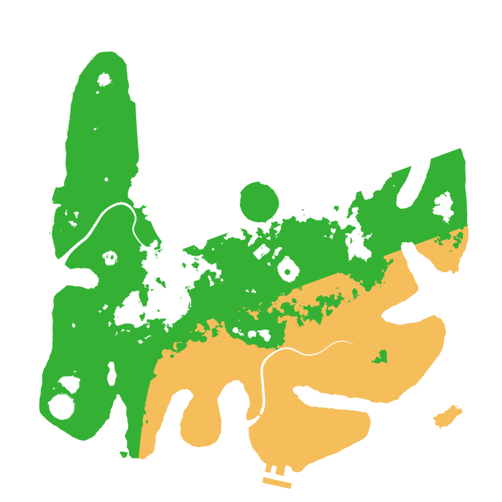 Biome Rust Map: Procedural Map, Size: 3500, Seed: 1806217402