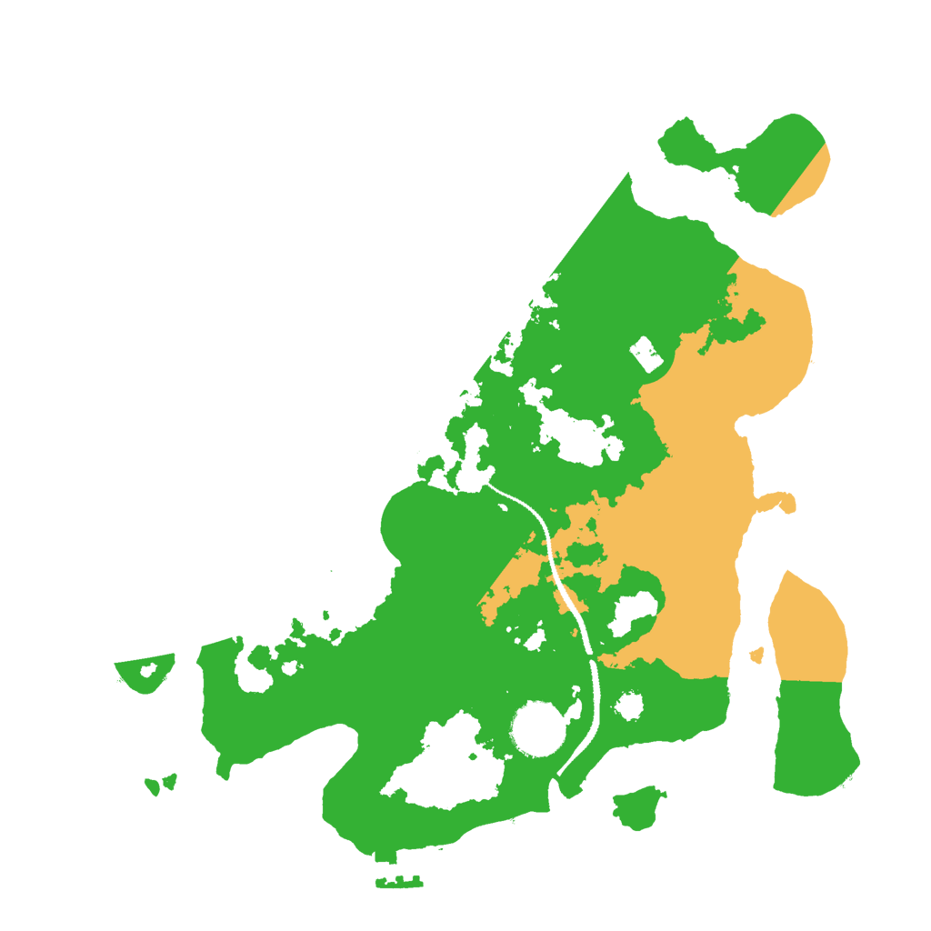 Biome Rust Map: Procedural Map, Size: 3000, Seed: 1606845428