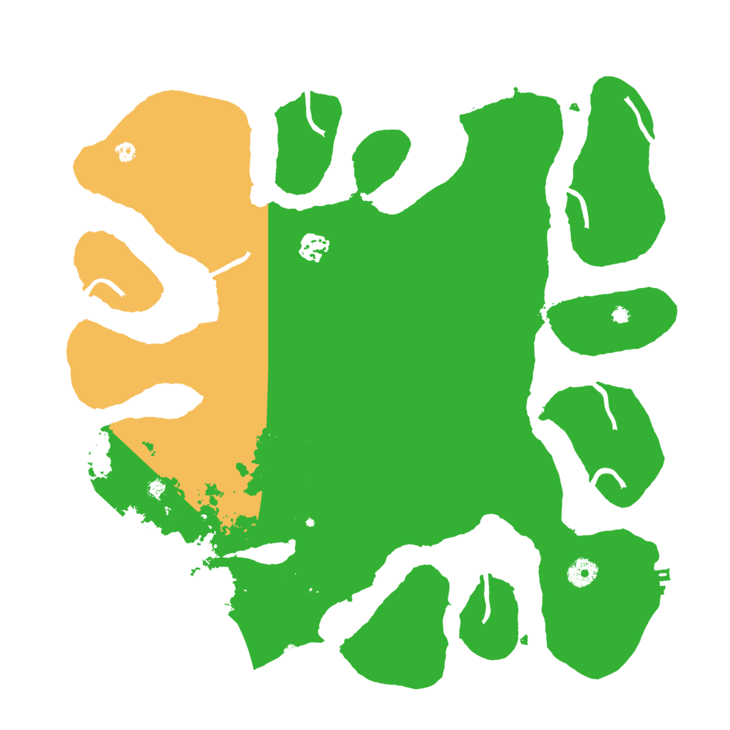 Biome Rust Map: Procedural Map, Size: 3800, Seed: 1239814