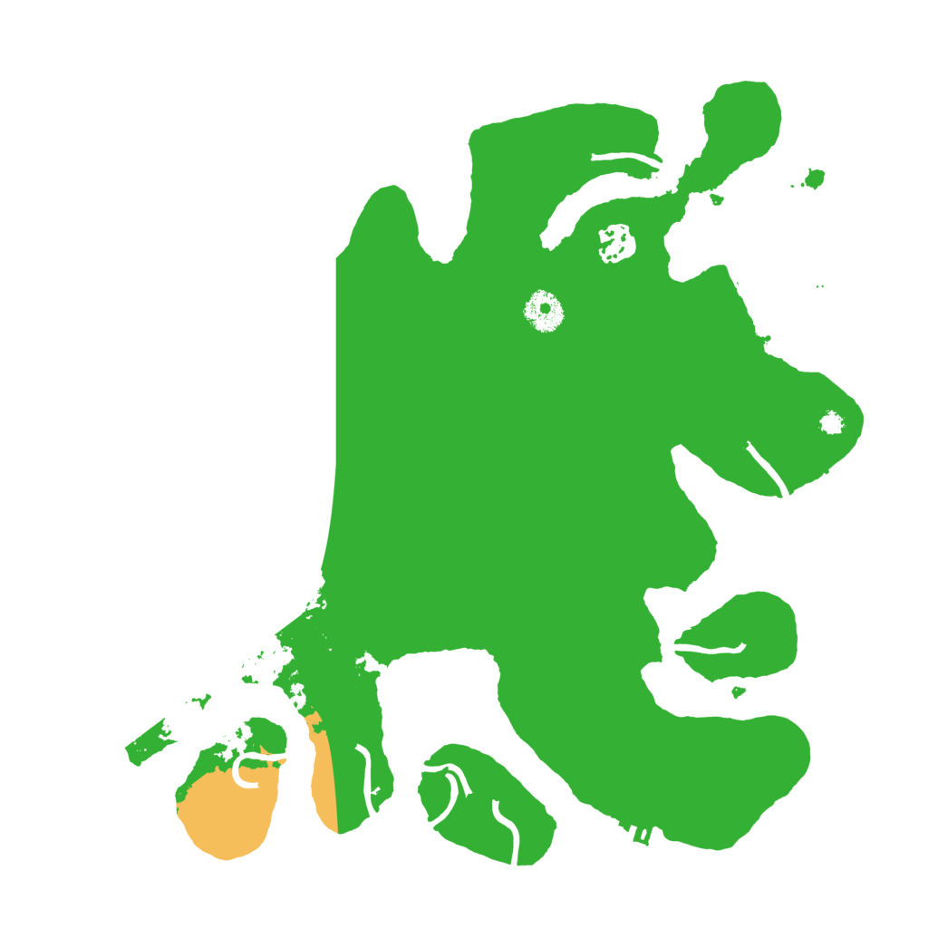 Biome Rust Map: Procedural Map, Size: 3550, Seed: 33110