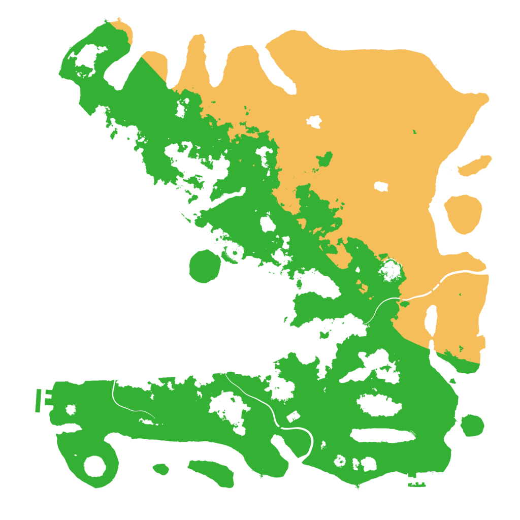 Biome Rust Map: Procedural Map, Size: 4500, Seed: 7942208