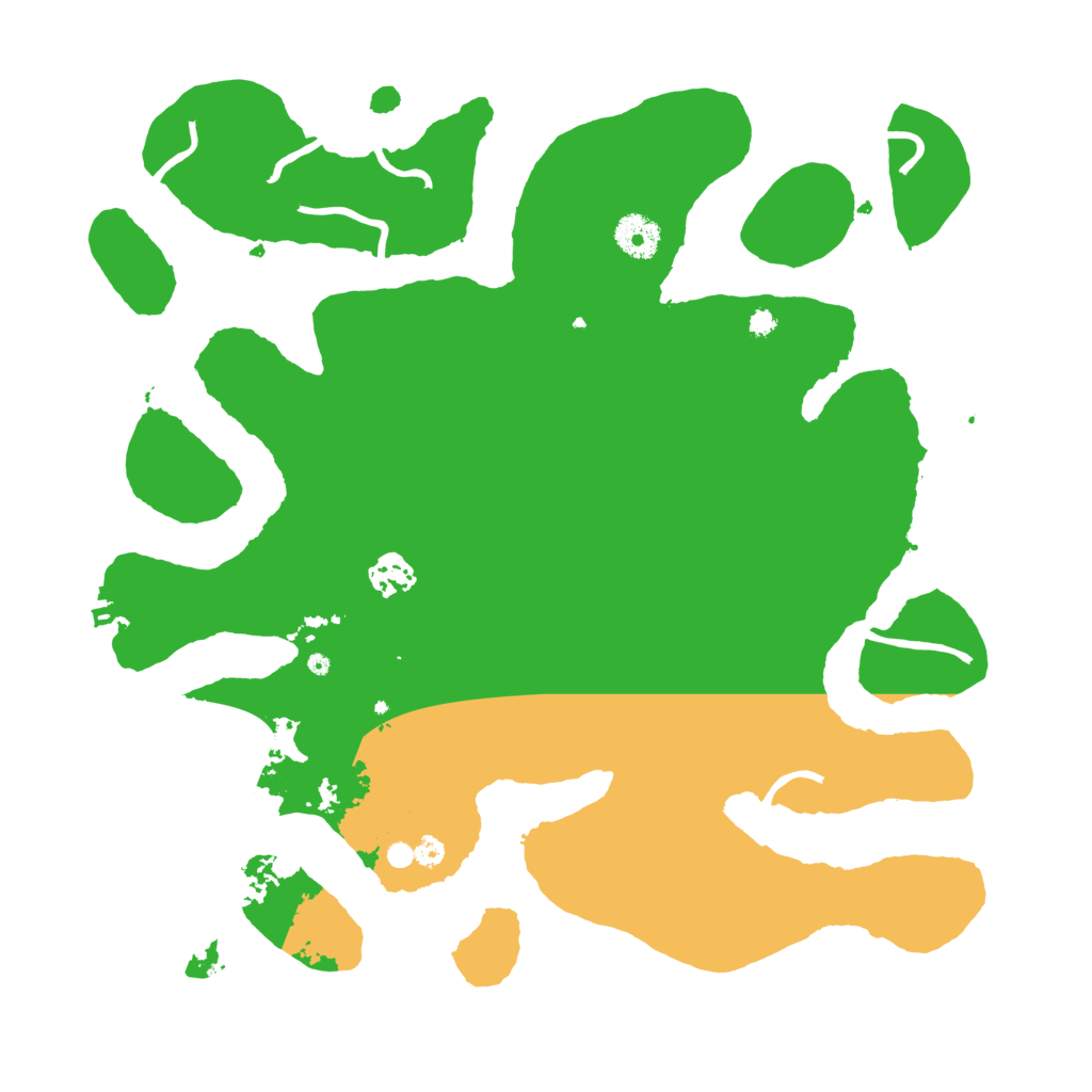 Biome Rust Map: Procedural Map, Size: 3700, Seed: 3761529