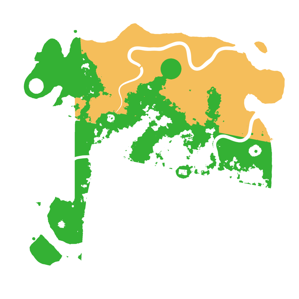 Biome Rust Map: Procedural Map, Size: 3800, Seed: 29764255