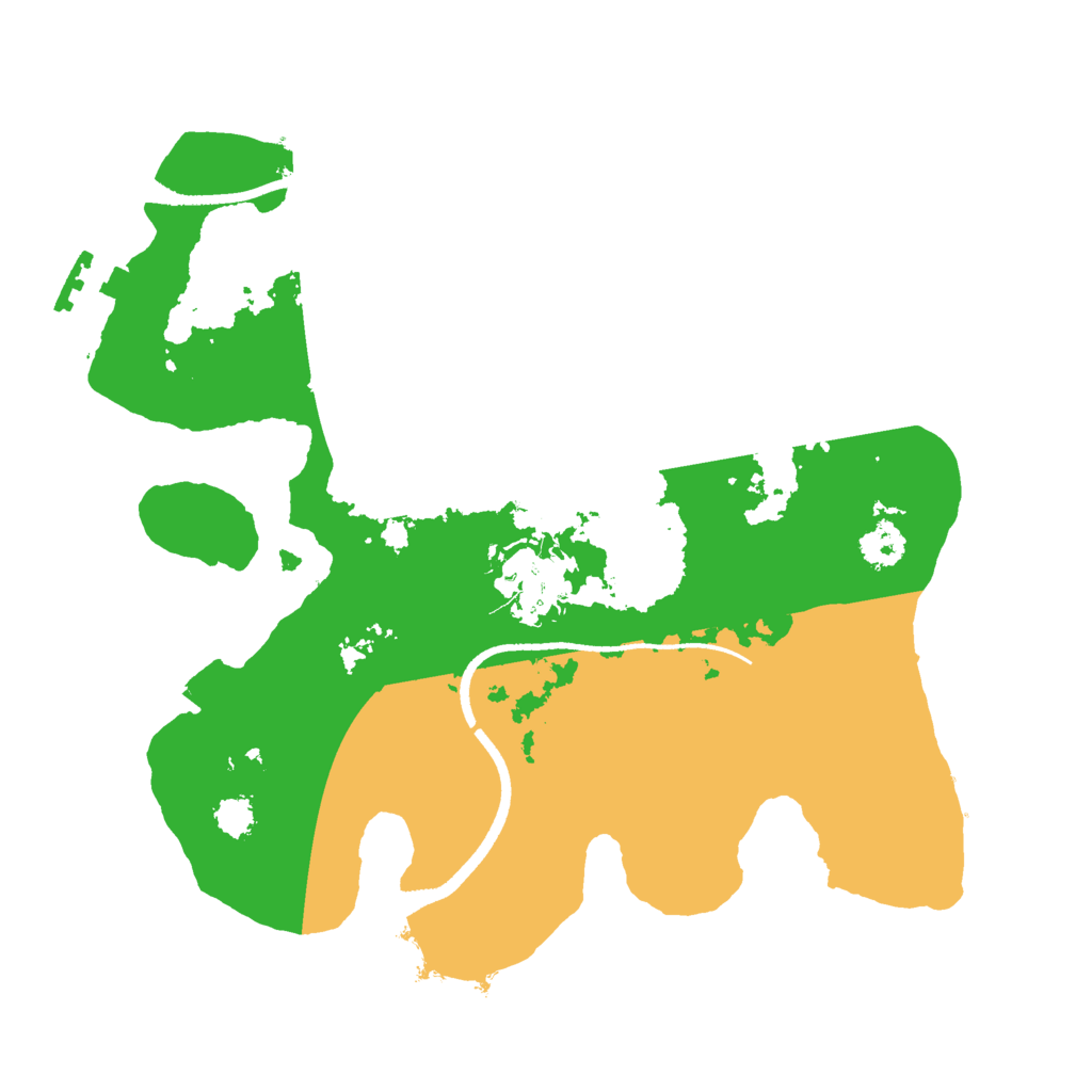 Biome Rust Map: Procedural Map, Size: 2500, Seed: 31015