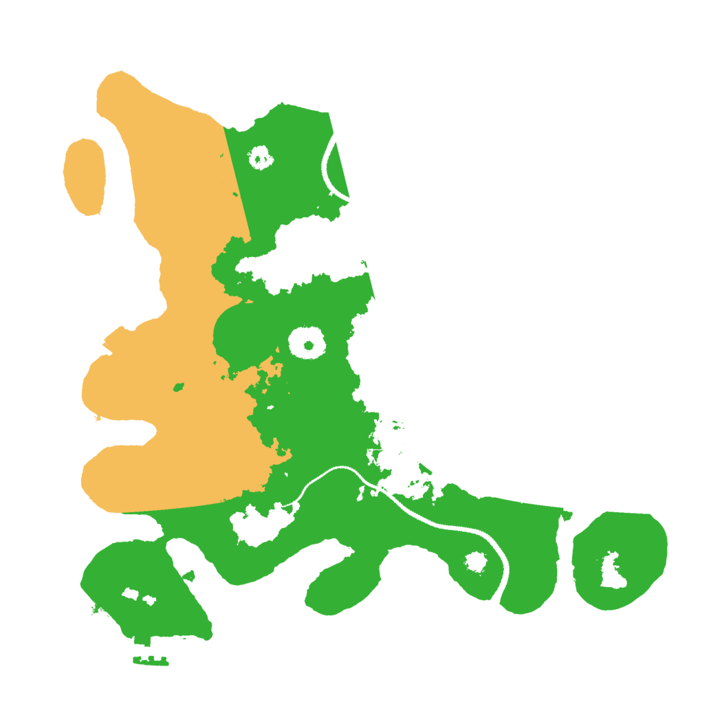 Biome Rust Map: Procedural Map, Size: 3000, Seed: 2423767