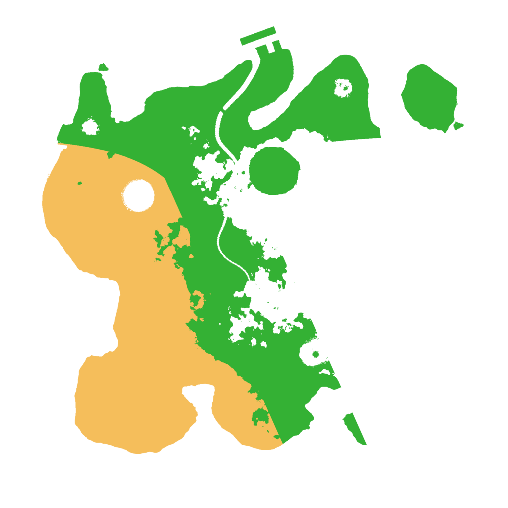 Biome Rust Map: Procedural Map, Size: 2800, Seed: 9666