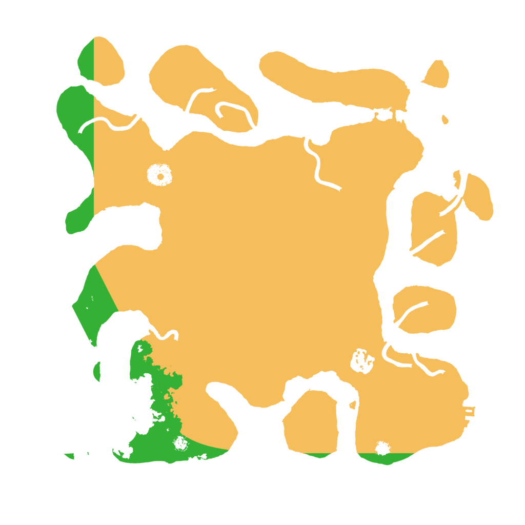 Biome Rust Map: Procedural Map, Size: 3300, Seed: 70707