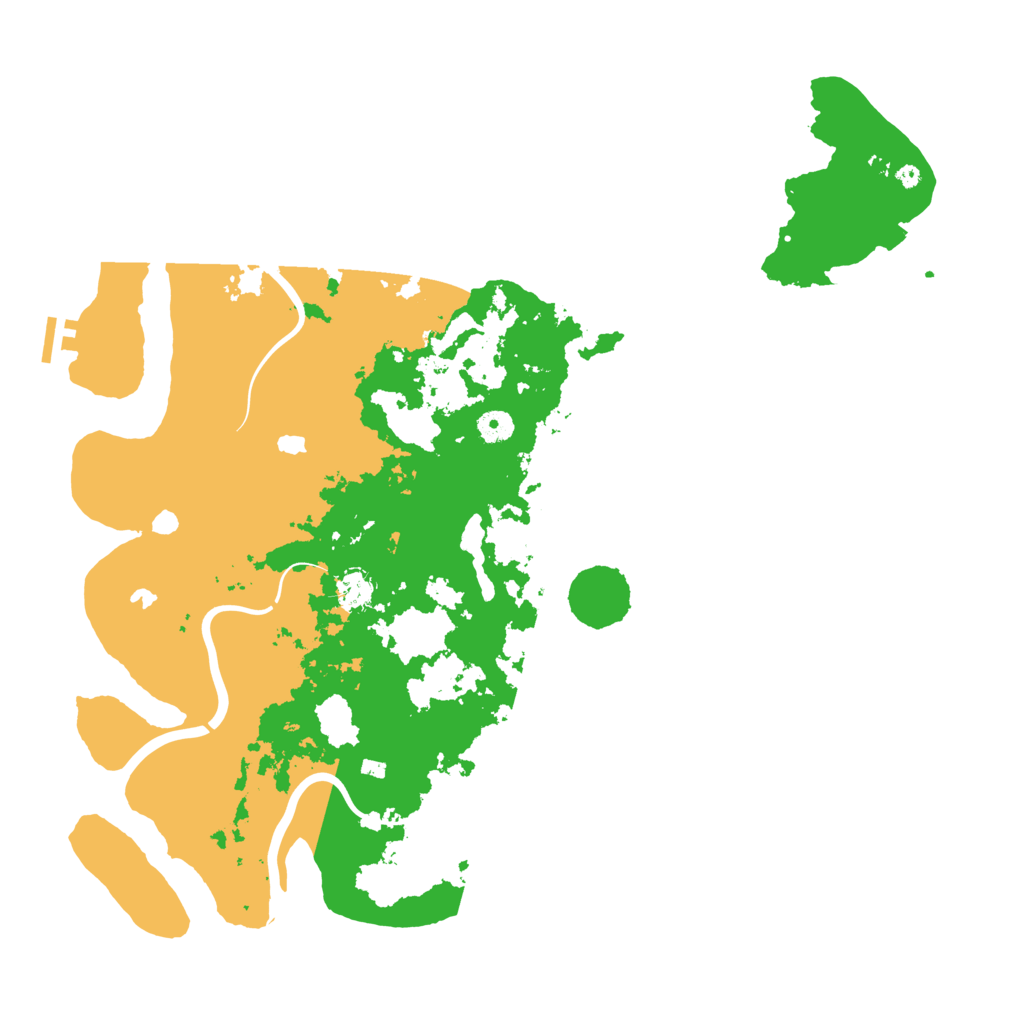 Biome Rust Map: Procedural Map, Size: 4500, Seed: 629388050