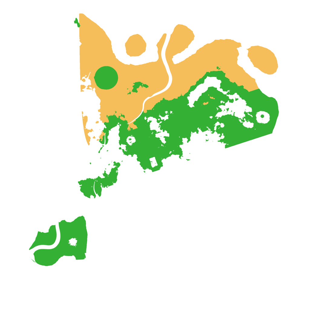 Biome Rust Map: Procedural Map, Size: 3500, Seed: 873910973