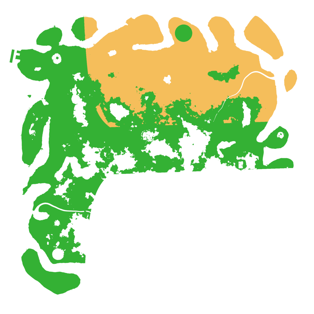 Biome Rust Map: Procedural Map, Size: 4800, Seed: 107