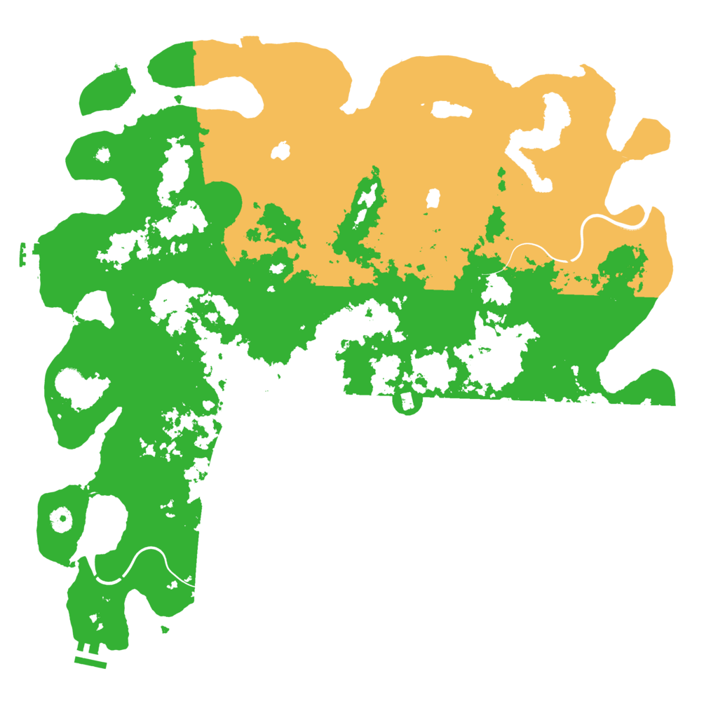 Biome Rust Map: Procedural Map, Size: 4500, Seed: 140608