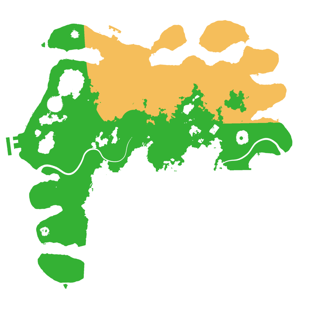 Biome Rust Map: Procedural Map, Size: 3500, Seed: 5643654