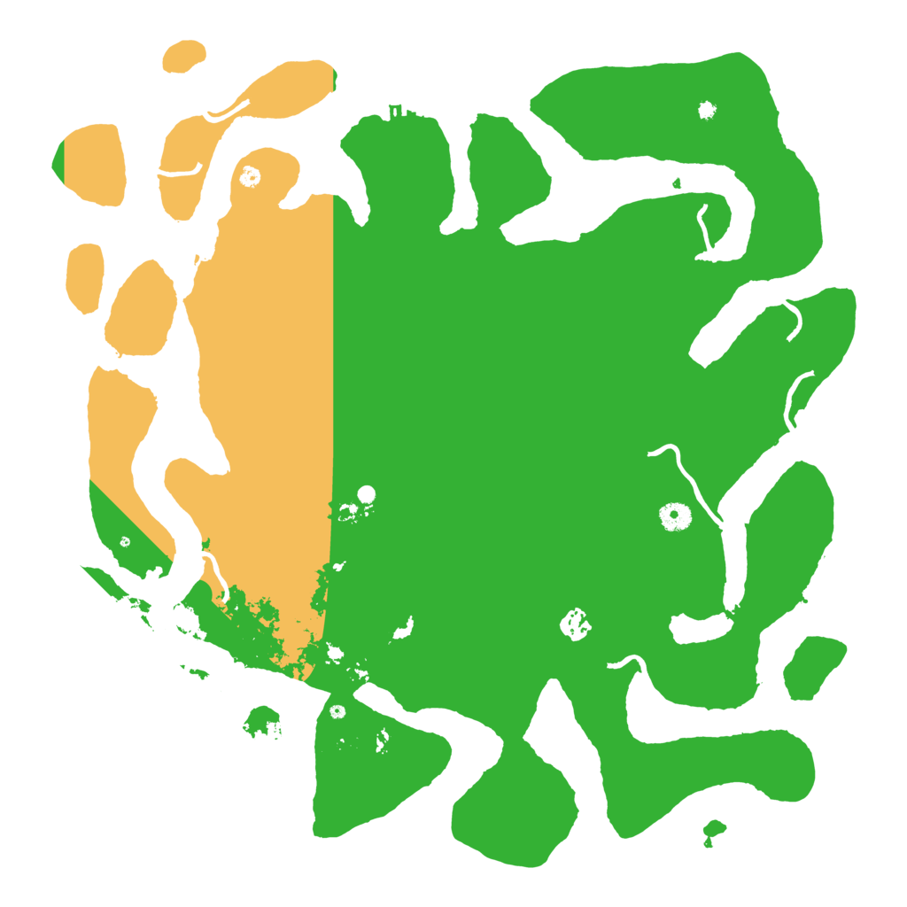 Biome Rust Map: Procedural Map, Size: 4500, Seed: 257290923