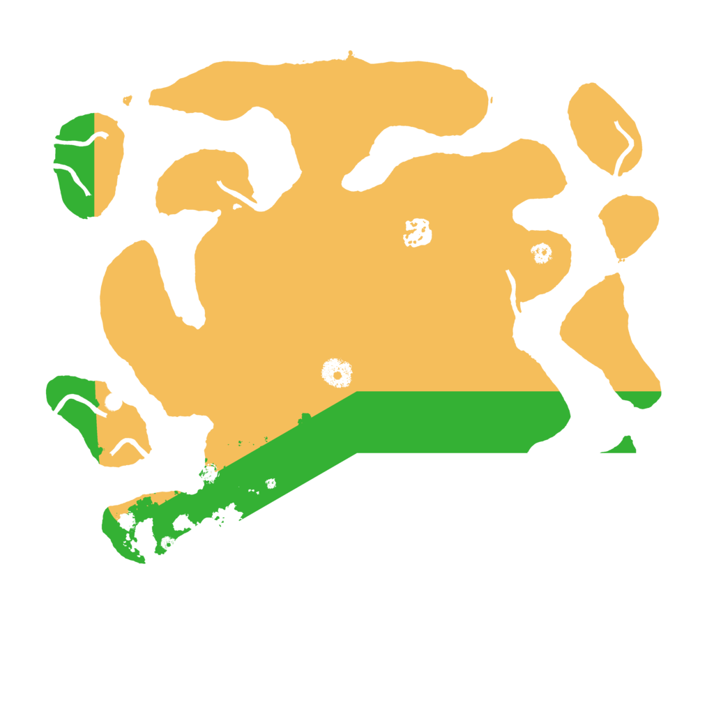 Biome Rust Map: Procedural Map, Size: 3600, Seed: 898989